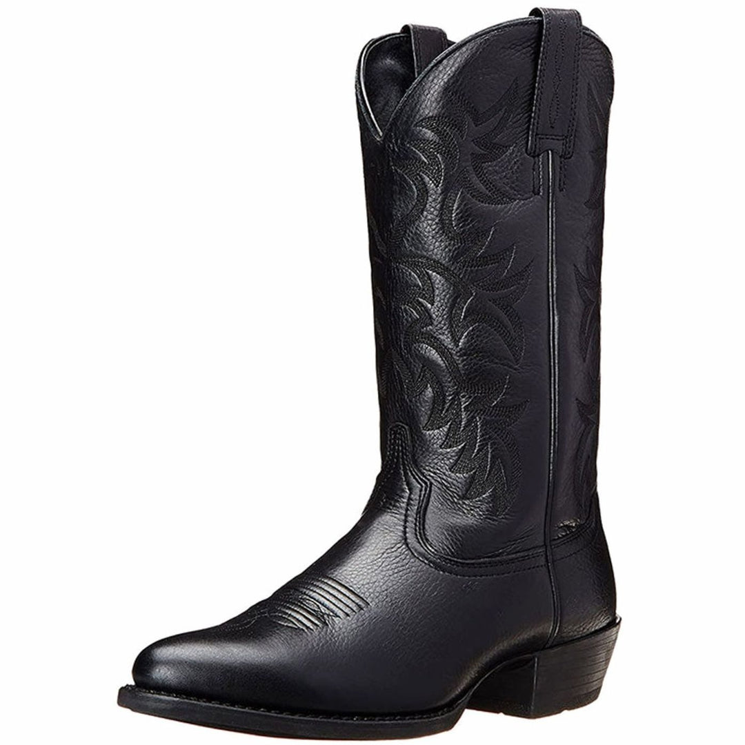 Women's Embroidered Western Cowboy Mid-Calf Boots
