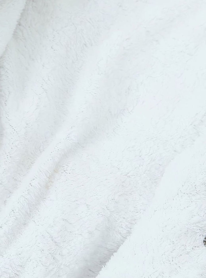 Women's Faux Fur Collar Drawstring Waist Winter Parka