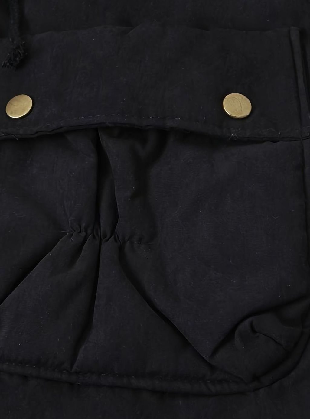 Women's Faux Fur Collar Drawstring Waist Winter Parka