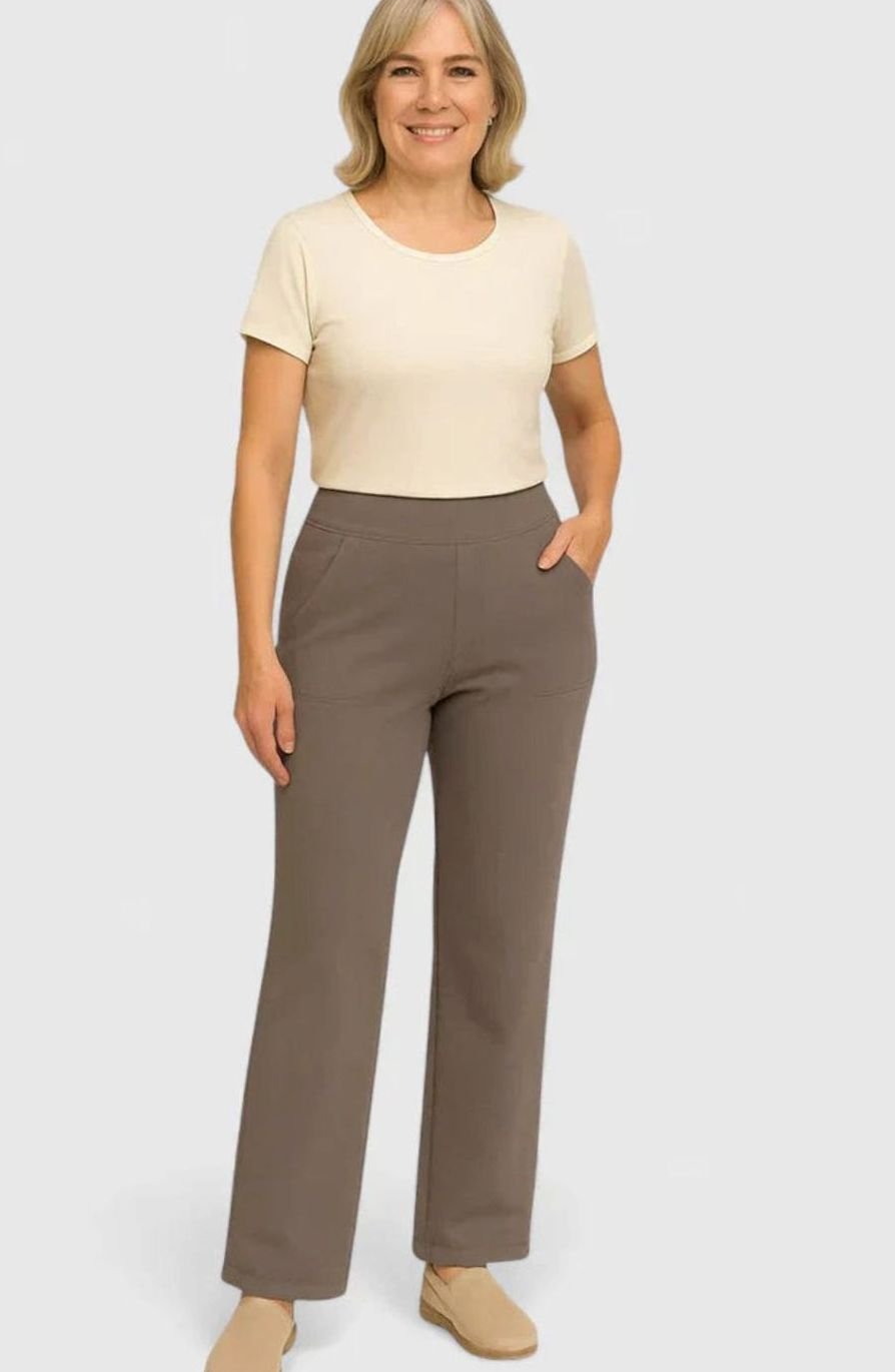 Women's High-Waist Wide-Leg Dressy Trousers for Ladies