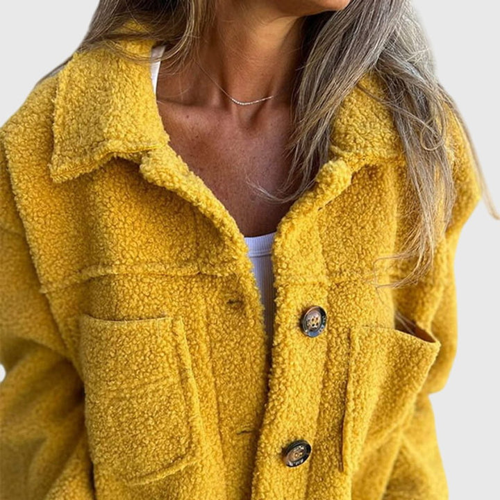 Women's Jacket Cozy Sherpa Button-Front Teddy Coat
