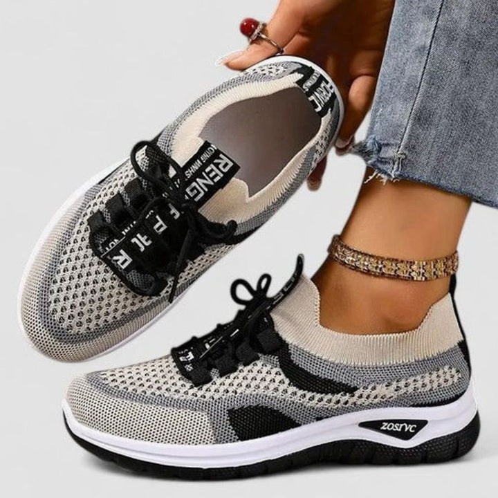 Women's Orthopedic Lace-Up Breathable Mesh Sneakers