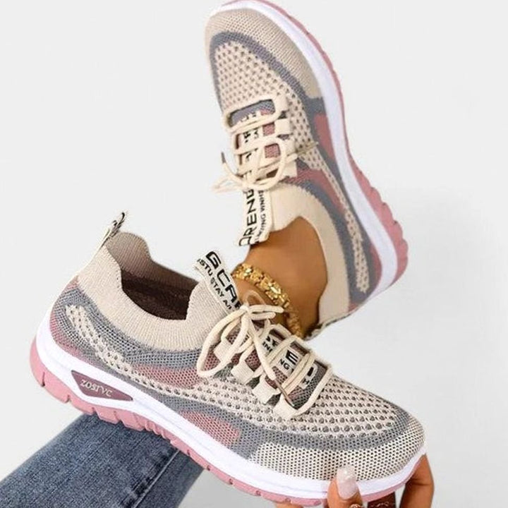 Women's Orthopedic Lace-Up Breathable Mesh Sneakers