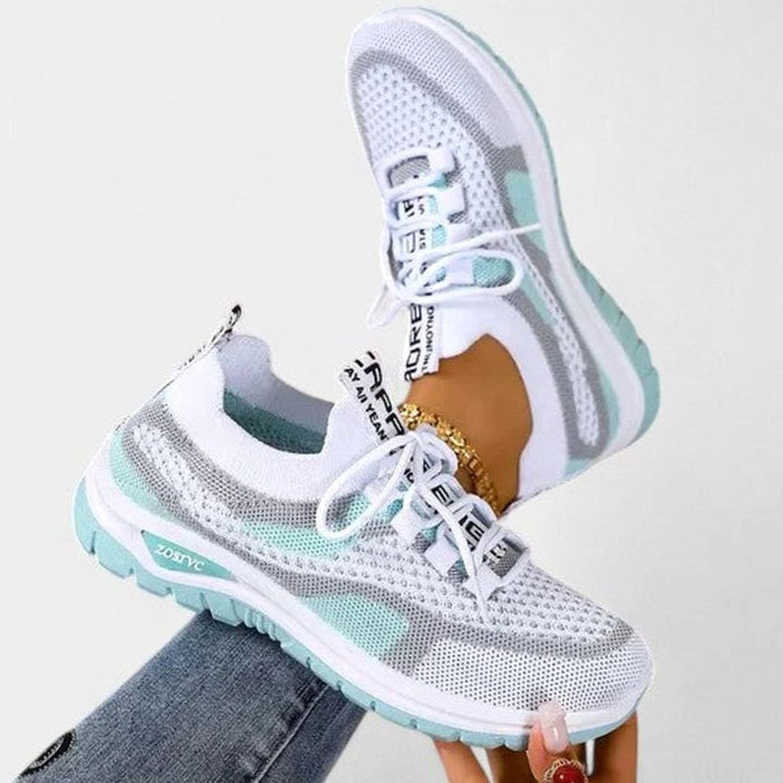Women's Orthopedic Lace-Up Breathable Mesh Sneakers