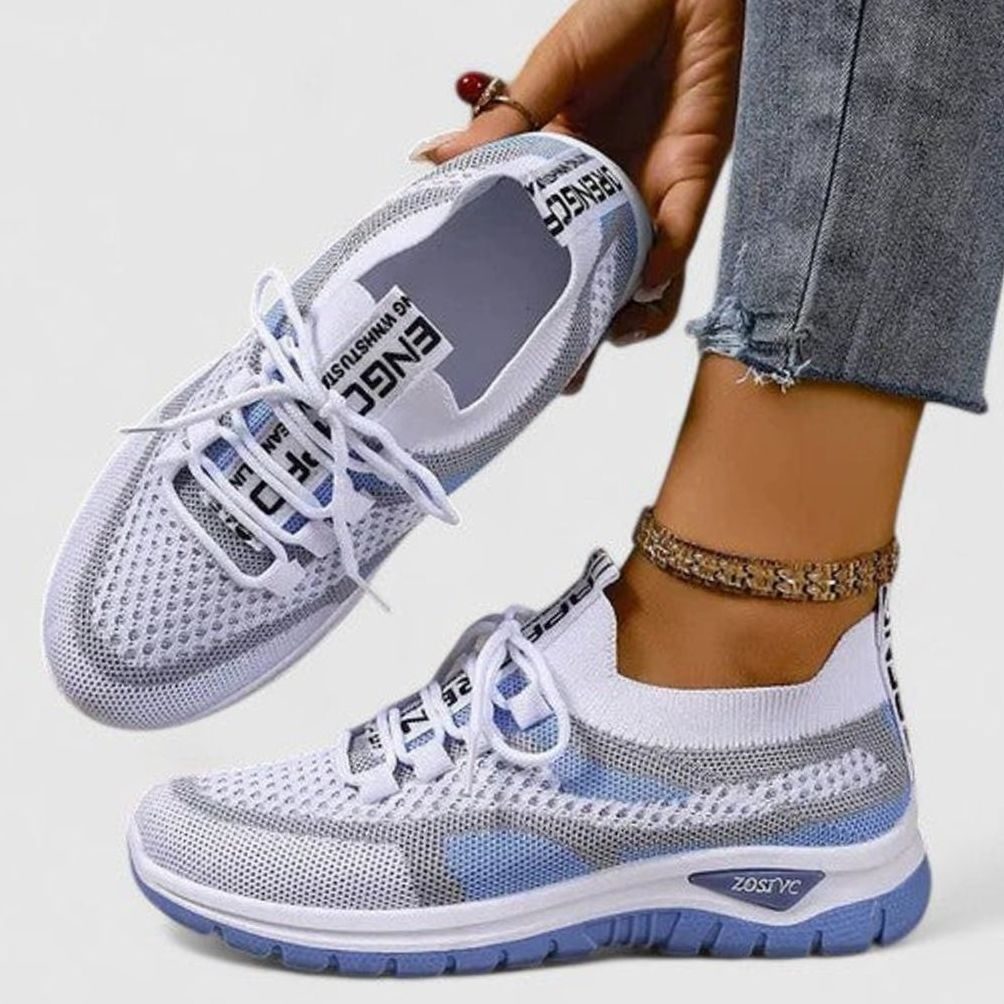 Women's Orthopedic Lace-Up Breathable Mesh Sneakers