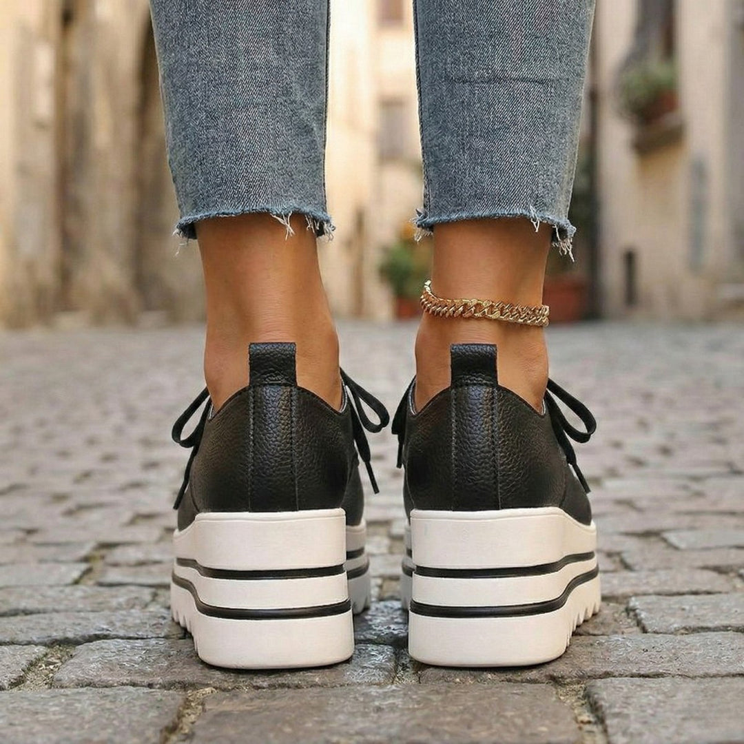 Women's Orthopedic Lace-Up Platform Oxford Boots