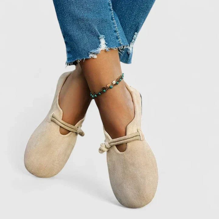 Women's Orthopedic Rope-Tie Suede Comfort Loafers