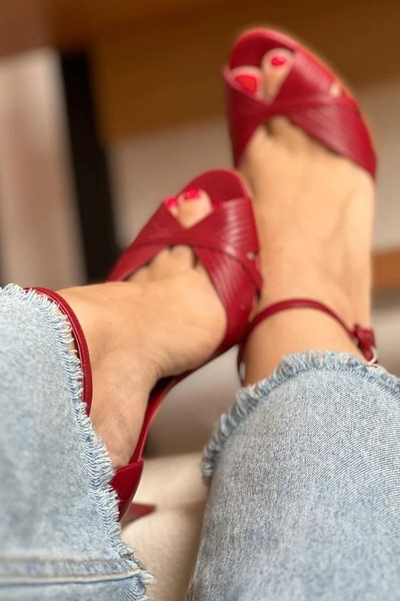 Women's Stiletto Heel Ankle Strap Peep Toe Comfortable Sandals