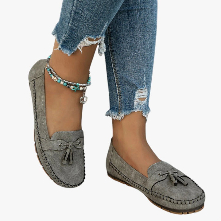 Women's Suede Tassel Slip-On Flat Loafers